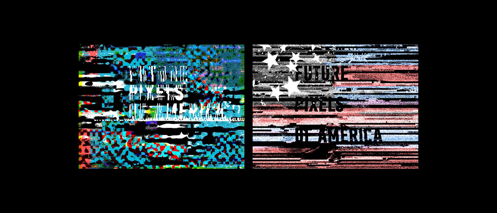 Glitch art composition titled No Sudden Revelations